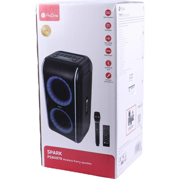 اسپیکر بلوتوثی پرووان Spark PSB4979 + میکروفون و ریموت کنترل