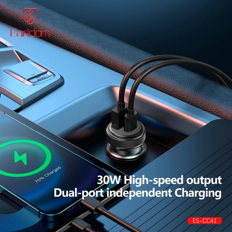 شارژر فندکی ایرلدام 30W مدل CC41