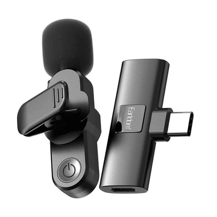 میکروفون یقه ای بی سیم ارلدام ET-MC7C Type-C