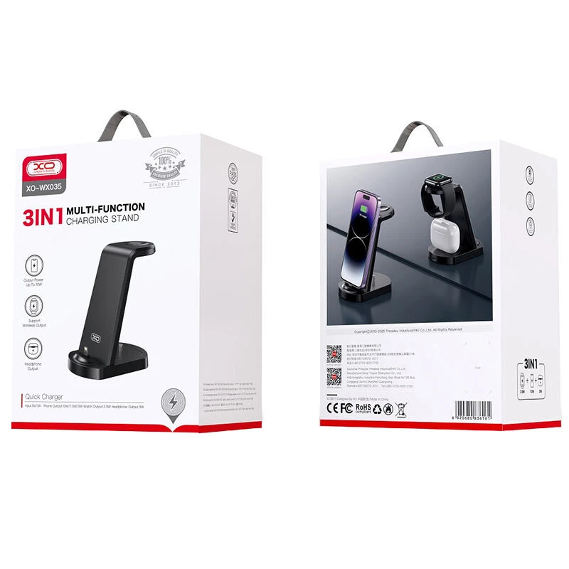 هولدر و شارژر وایرلس 10 وات ایکس او XO-WX035