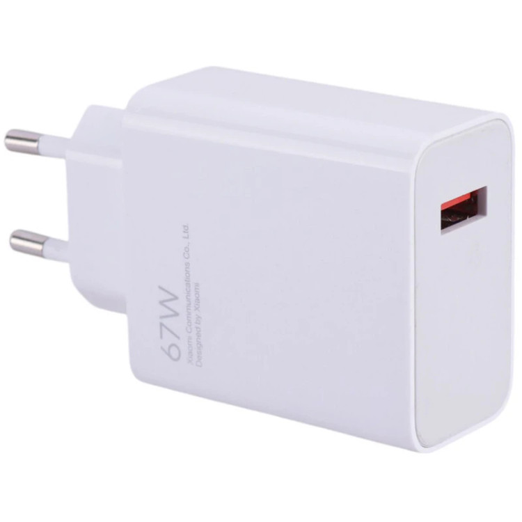 شارژر دیواری 67 وات شیائومی MDY-12-EH QC3.0 6.2A + کابل تایپ سی