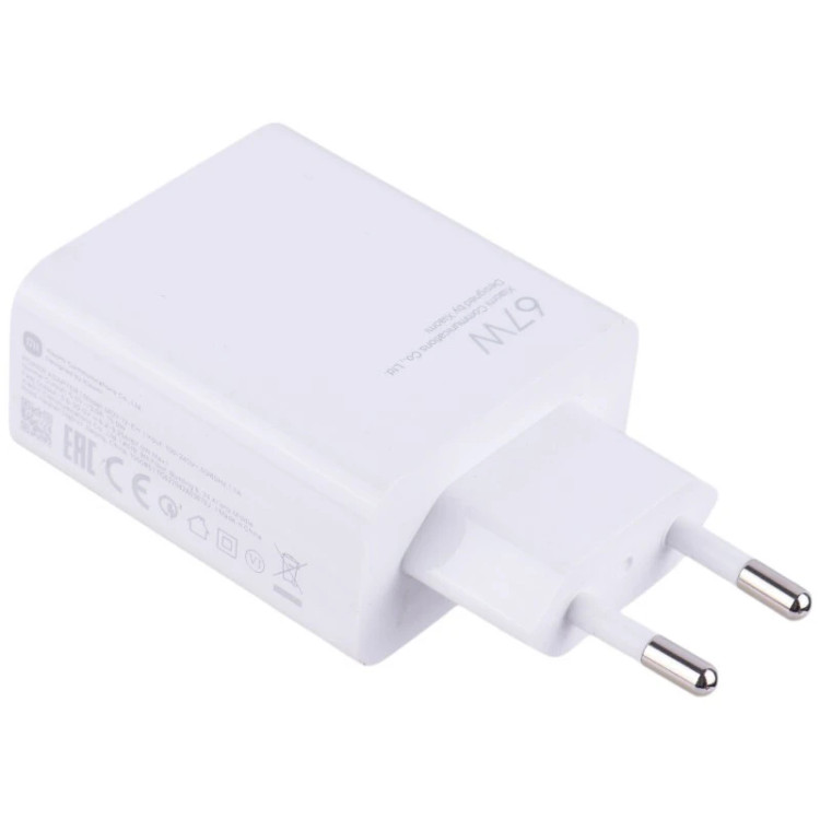 شارژر دیواری 67 وات شیائومی MDY-12-EH QC3.0 6.2A + کابل تایپ سی