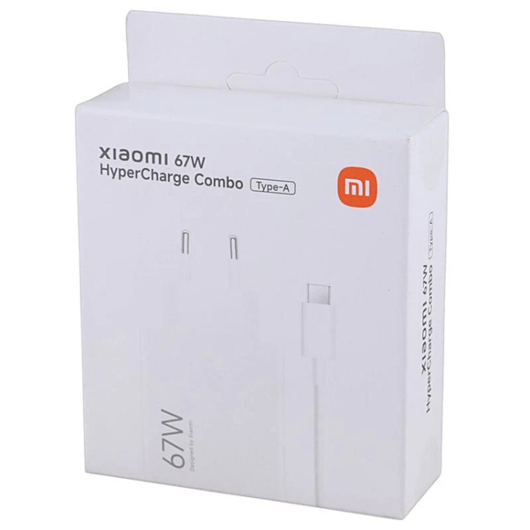 شارژر دیواری 67 وات شیائومی MDY-12-EH QC3.0 6.2A + کابل تایپ سی