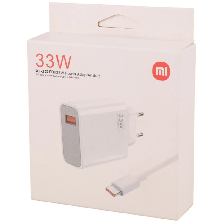 شارژر دیواری 33 وات شیائومی MDY-11-EZ PD 3A + کابل تایپ سی
