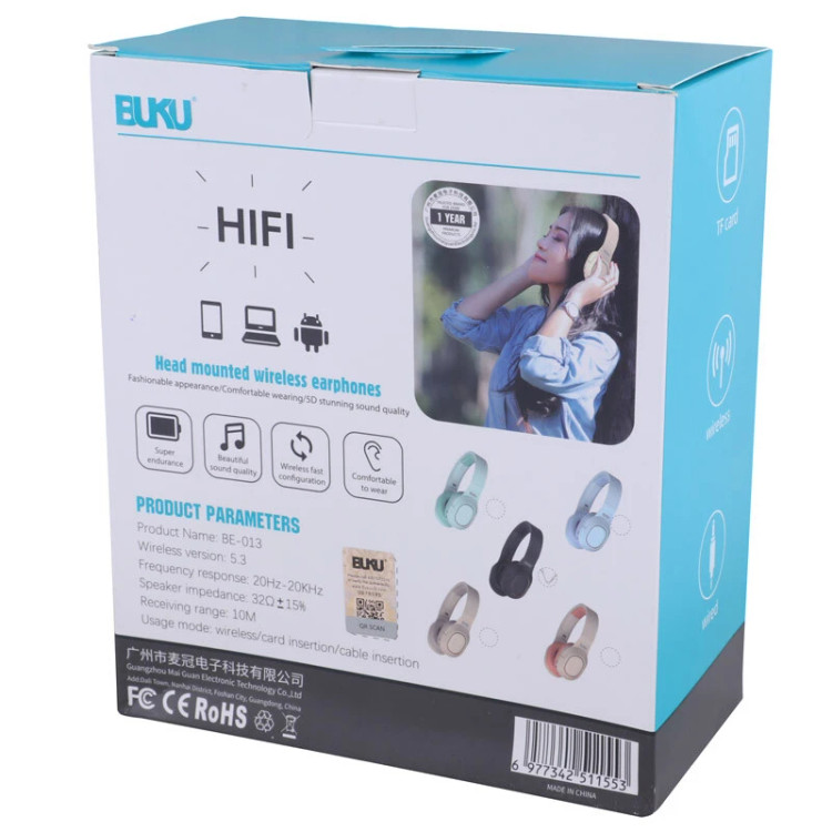 هدفون بلوتوثی بوکو BE-013