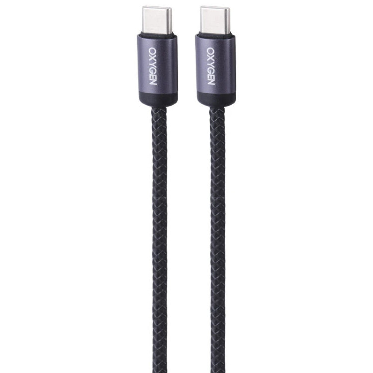 کابل کوتاه دو سر تایپ سی فست شارژ 60 وات اکسیژن LX-22 طول 25 سانتی متر