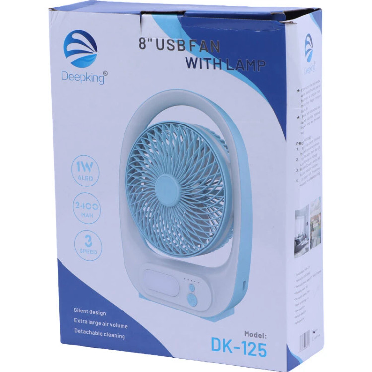پنکه رومیزی شارژی دیپ کینگ DK-125